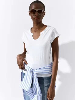 GATE Basic bawełniana koszulka| Koszulki I Topy·Koszulki