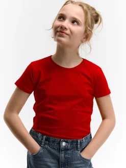 GATE Basic bawełniana koszulka|Dzieci Dziewczynki·Koszulki I Topy