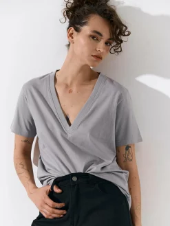 GATE Basic bawełniana koszulka| Koszulki I Topy·Koszulki