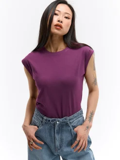 GATE Basic bawełniana koszulka| Koszulki I Topy·Koszulki