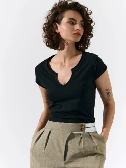 GATE Basic bawełniana koszulka| Koszulki I Topy·Koszulki