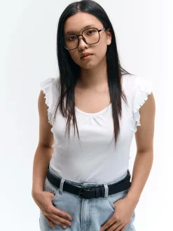 GATE Basic bawełniana koszulka| Koszulki I Topy·Koszulki