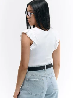 GATE Basic bawełniana koszulka| Koszulki I Topy·Koszulki