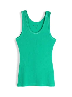 GATE Basic bokserka damska ze splotu żeberkowego| Koszulki I Topy·Podkoszulki ☀️