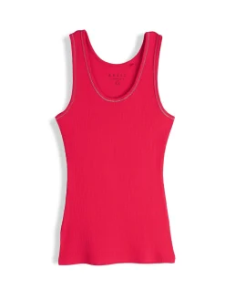 GATE Basic bokserka damska ze splotu żeberkowego| Koszulki I Topy·Podkoszulki ☀️