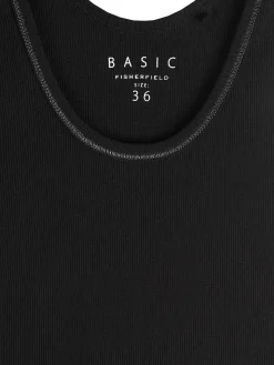 GATE Basic bokserka damska ze splotu żeberkowego| Koszulki I Topy·Podkoszulki ☀️