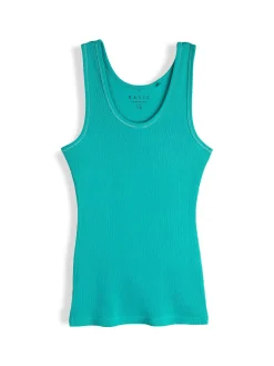 GATE Basic bokserka damska ze splotu żeberkowego| Koszulki I Topy·Podkoszulki ☀️