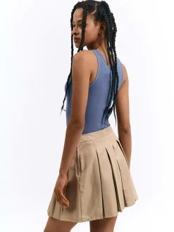 GATE Basic bokserka damska ze splotu żeberkowego| Koszulki I Topy·Podkoszulki ☀️