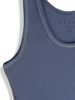 GATE Basic bokserka damska ze splotu żeberkowego| Koszulki I Topy·Podkoszulki ☀️