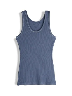 GATE Basic bokserka damska ze splotu żeberkowego| Koszulki I Topy·Podkoszulki ☀️