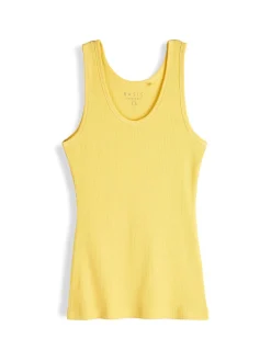 GATE Basic bokserka damska ze splotu żeberkowego| Koszulki I Topy·Podkoszulki ☀️