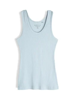 GATE Basic bokserka damska ze splotu żeberkowego| Koszulki I Topy·Podkoszulki ☀️