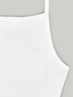 GATE Basic bokserka damska ze splotu żeberkowego| Koszulki I Topy·Podkoszulki ☀️