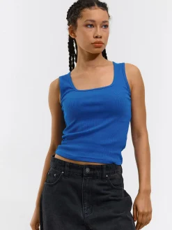 GATE Basic bokserka damska ze splotu żeberkowego| Koszulki I Topy·Podkoszulki ☀️