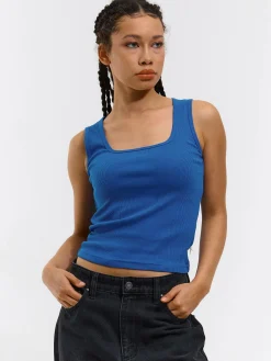 GATE Basic bokserka damska ze splotu żeberkowego| Koszulki I Topy·Podkoszulki ☀️