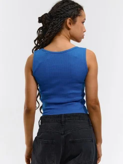 GATE Basic bokserka damska ze splotu żeberkowego| Koszulki I Topy·Podkoszulki ☀️