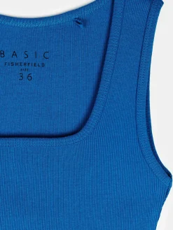 GATE Basic bokserka damska ze splotu żeberkowego| Koszulki I Topy·Podkoszulki ☀️