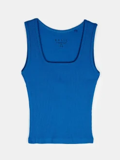 GATE Basic bokserka damska ze splotu żeberkowego| Koszulki I Topy·Podkoszulki ☀️