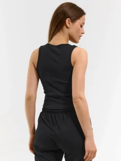 GATE Basic bokserka damska ze splotu żeberkowego| Koszulki I Topy·Podkoszulki ☀️