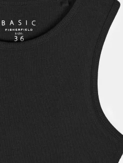 GATE Basic bokserka damska ze splotu żeberkowego| Koszulki I Topy·Podkoszulki ☀️