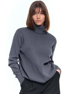 GATE Basic golf w prążki| Koszulki I Topy·Golfy|Swetry I Bluzy·Swetry