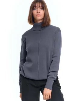 GATE Basic golf w prążki| Koszulki I Topy·Golfy|Swetry I Bluzy·Swetry