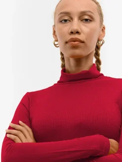 GATE Basic golf z żebrowanej dzianiny| Koszulki I Topy·Golfy