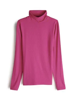 GATE Basic golf z żebrowanej dzianiny| Koszulki I Topy·Golfy