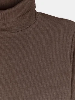 GATE Basic golf z żebrowanej dzianiny| Koszulki I Topy·Golfy