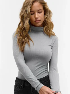 GATE Basic golf z żebrowanej dzianiny| Koszulki I Topy·Golfy