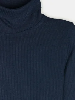 GATE Basic golf z żebrowanej dzianiny| Koszulki I Topy·Golfy