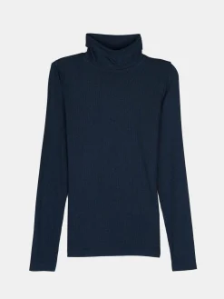 GATE Basic golf z żebrowanej dzianiny| Koszulki I Topy·Golfy