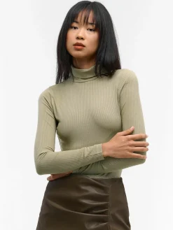 GATE Basic golf z żebrowanej dzianiny| Koszulki I Topy·Golfy