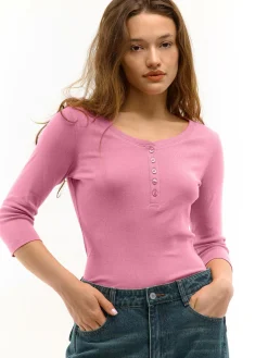 GATE Basic koszulka z guzikami| Koszulki I Topy·Koszulki