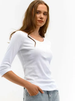 GATE Basic koszulka z guzikami| Koszulki I Topy·Koszulki