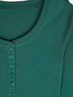 GATE Basic koszulka z guzikami| Koszulki I Topy·Koszulki