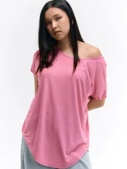 GATE Basic koszulka z wiskozy| Koszulki I Topy·Koszulki