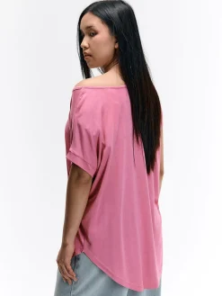 GATE Basic koszulka z wiskozy| Koszulki I Topy·Koszulki