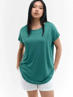 GATE Basic koszulka z wiskozy| Koszulki I Topy·Koszulki