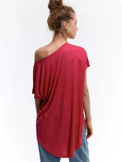 GATE Basic koszulka z wiskozy| Koszulki I Topy·Koszulki