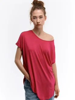 GATE Basic koszulka z wiskozy| Koszulki I Topy·Koszulki