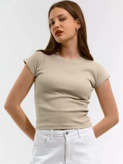 GATE Basic, krótka, elastyczna koszulka| Koszulki I Topy·Koszulki