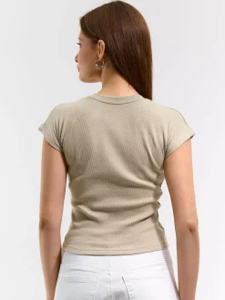 GATE Basic, krótka, elastyczna koszulka| Koszulki I Topy·Koszulki