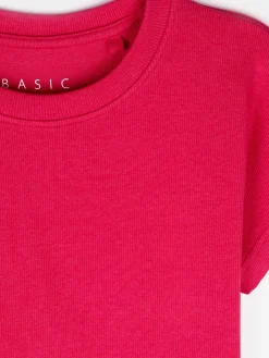 GATE Basic, krótka, elastyczna koszulka| Koszulki I Topy·Koszulki