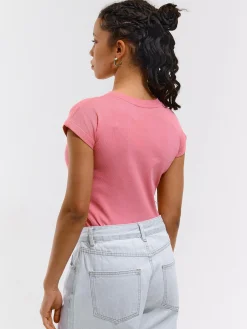 GATE Basic, krótka, elastyczna koszulka| Koszulki I Topy·Koszulki