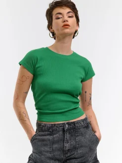 GATE Basic, krótka, elastyczna koszulka| Koszulki I Topy·Koszulki