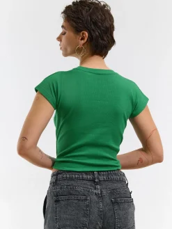 GATE Basic, krótka, elastyczna koszulka| Koszulki I Topy·Koszulki