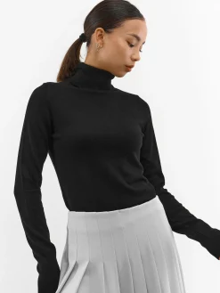 GATE Basic sweter z golfem| Koszulki I Topy·Golfy|Swetry I Bluzy·Swetry