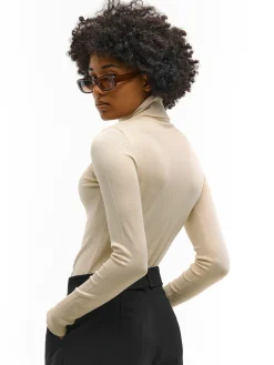 GATE Basic sweter z golfem| Koszulki I Topy·Golfy|Swetry I Bluzy·Swetry