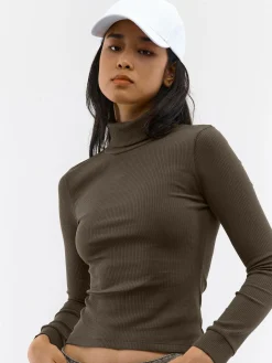 GATE Basic sweter z golfem| Koszulki I Topy·Golfy